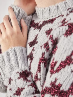 – Strickpullover aus Textil in Hell*Yippie Hippie Hot