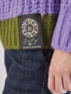 – Strickpullover aus Textil Dunkel*Yippie Hippie Sale