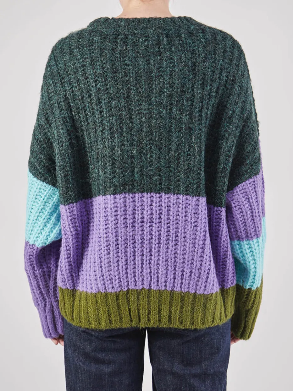 – Strickpullover aus Textil Dunkel*Yippie Hippie Sale